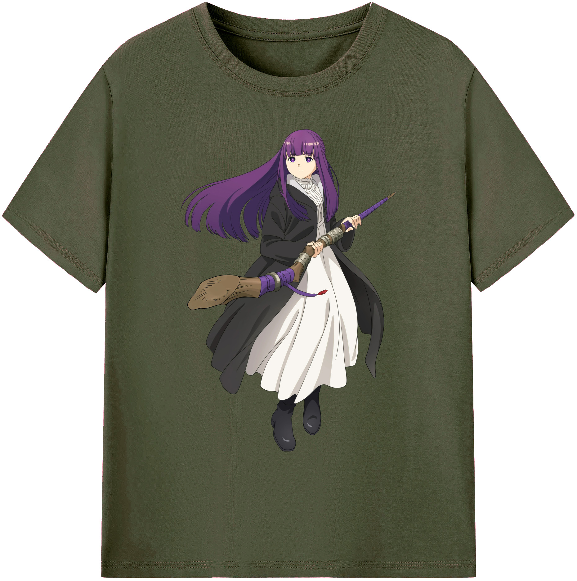 （画像用） 葬送のフリーレン Frieren 綿100％ メンズ半袖Tシャツ｜肌触りやわらか＆通気性